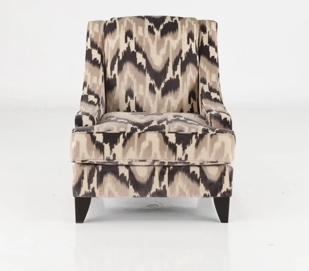 ZOECHA Spartan Latte & Gray Accent Chair-8
