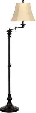 Bronze Swing Arm Floor Lamp