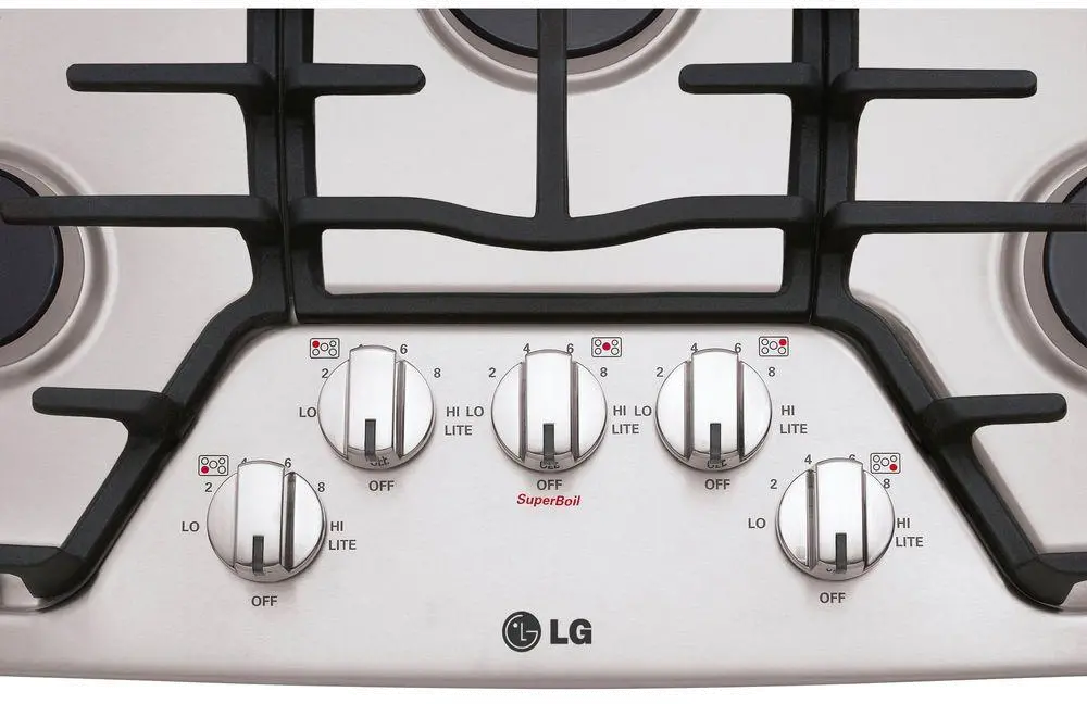 LCG3011ST LG 30 Inch Gas Cooktop - Stainless Steel-2