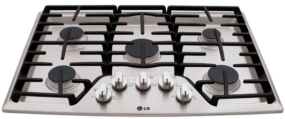 LCG3011ST LG 30 Inch Gas Cooktop - Stainless Steel-4