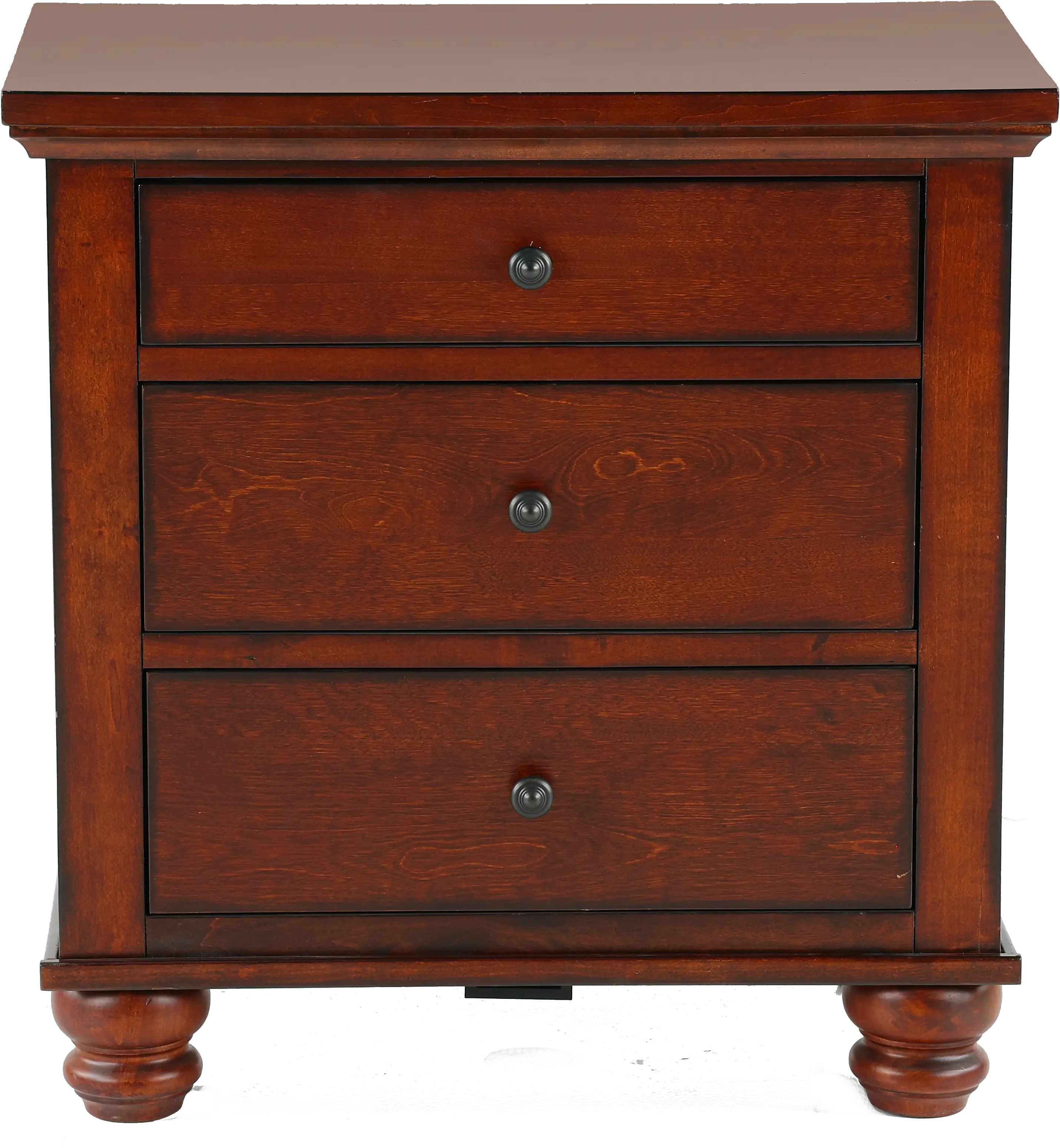 Cambridge Brown Cherry Nightstand-1