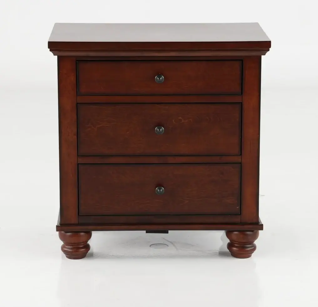 Cambridge Brown Cherry Nightstand-10
