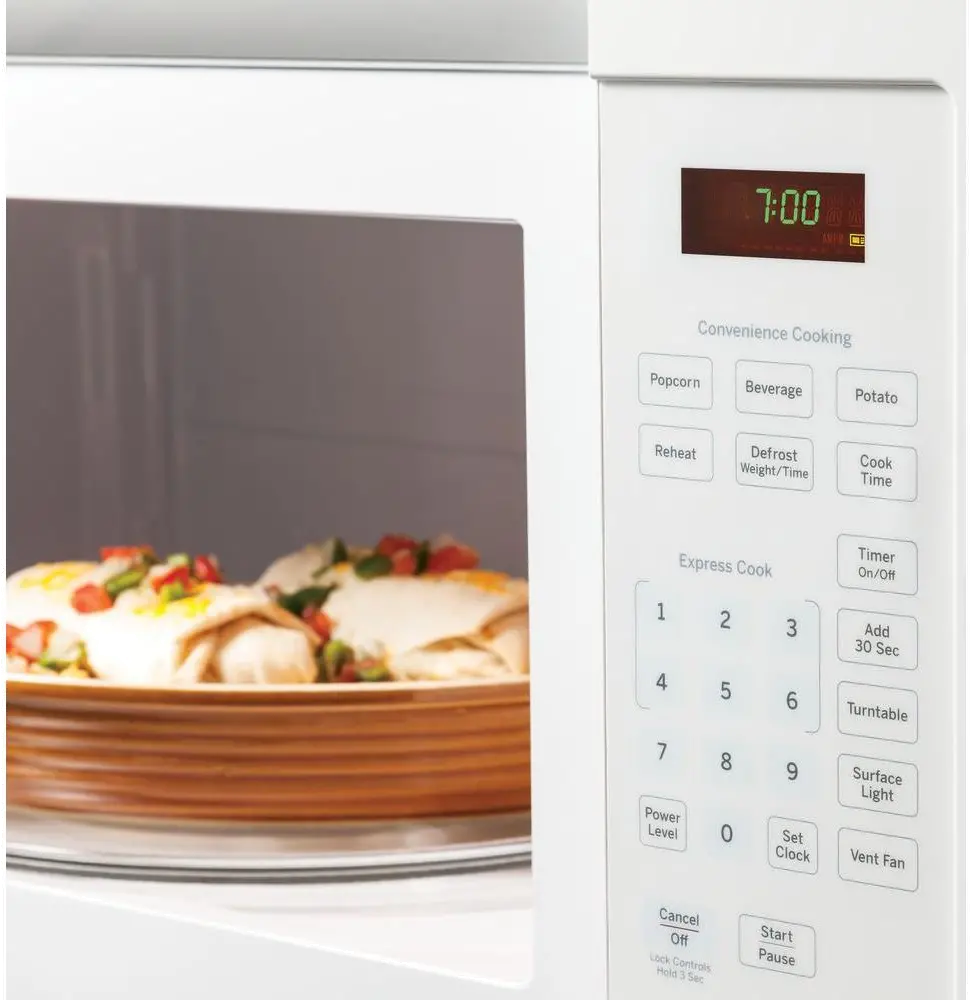 JVM3160DFWW GE Over the Range Microwave - 1.6 cu. ft. White-3