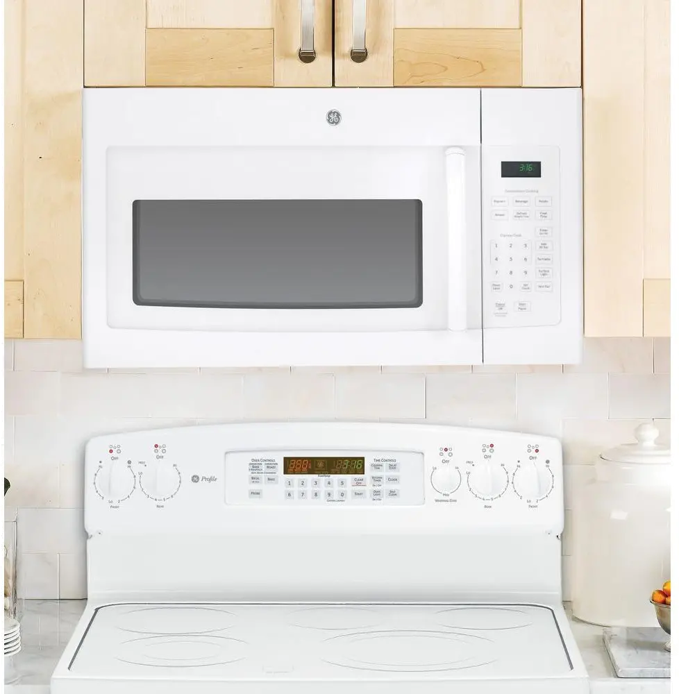 JVM3160DFWW GE Over the Range Microwave - 1.6 cu. ft. White-5