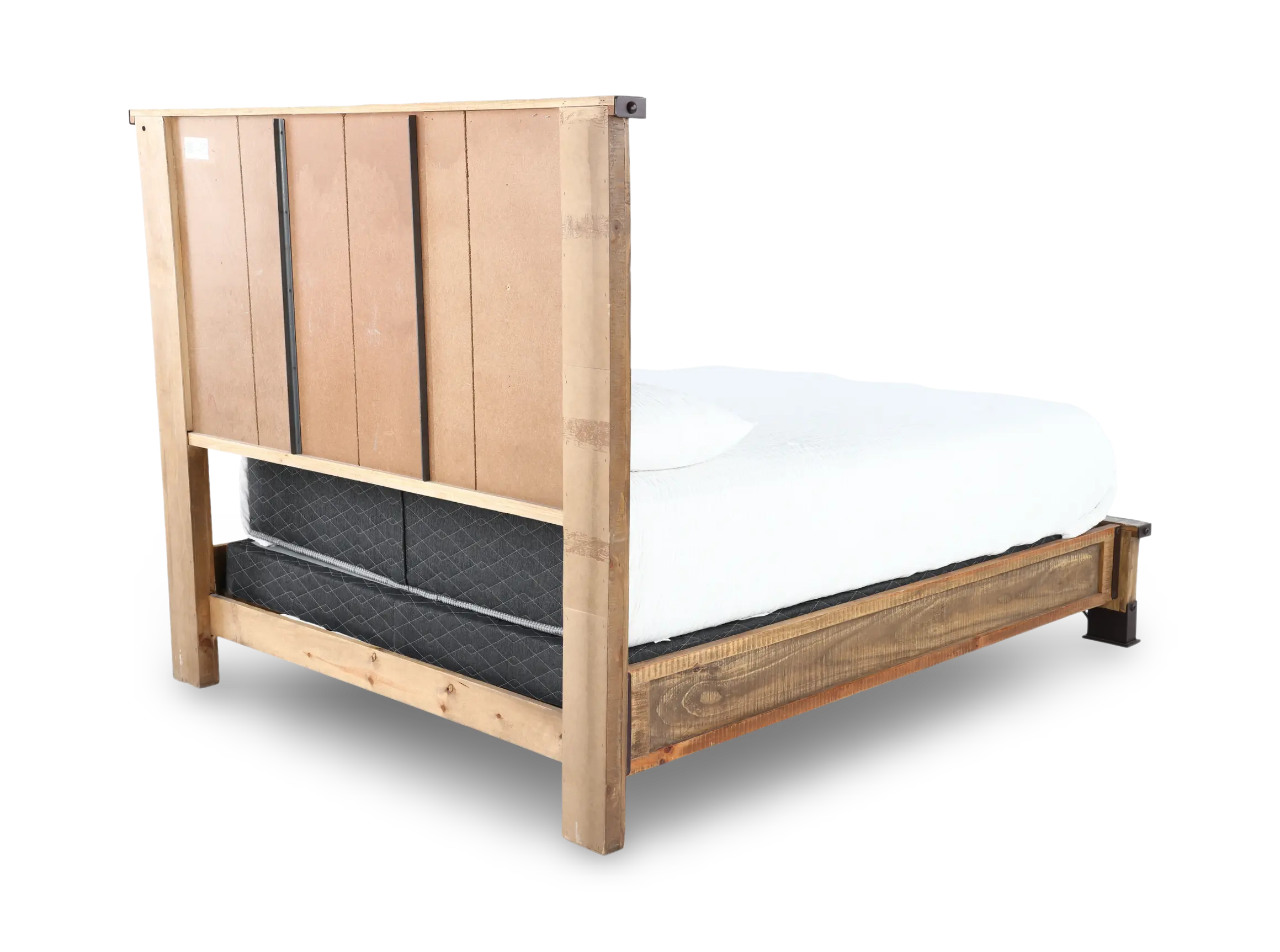 Antique Pine Queen Bed-7