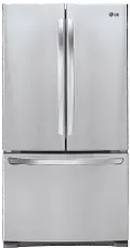 LFC28768ST LG Stainless Steel Bottom Freezer Refrigerator - 36 Inch