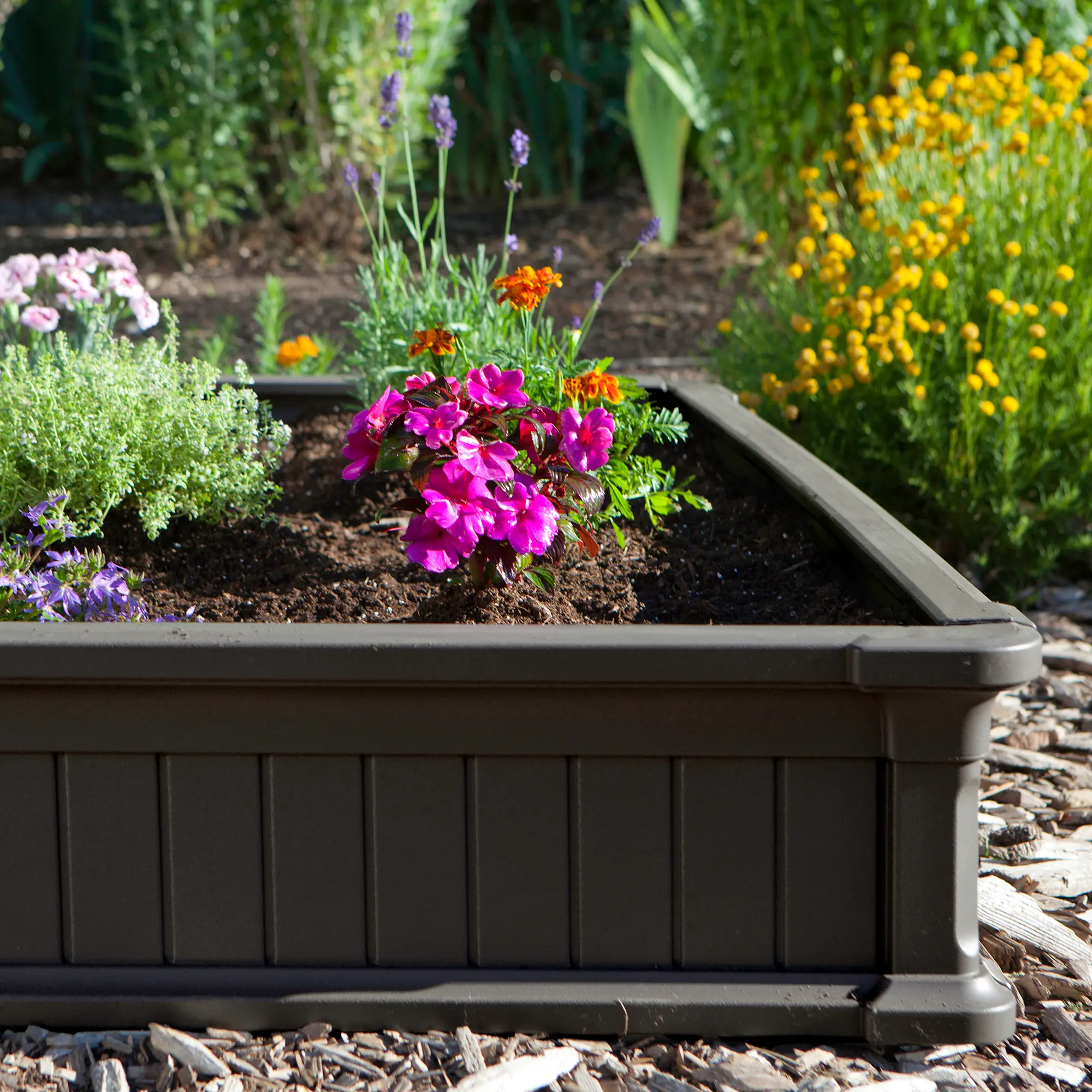 60065 Lifetime 4' x 4' Raised Garden Bed-3