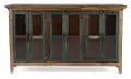 Antique Multi Colored Pine Console