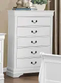 Mayville White Chest of Drawers