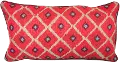 Red Piaza Rectangular Throw Pillow