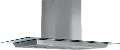 VI45G Wolf 45 Inch Cooktop Island Hood - Glass and Stainless Steel
