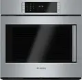 HBLP451LUC Bosch 30 Inch Convection Single Wall Oven with Right-Side Handle - 4.6 cu. ft. Stainless Steel