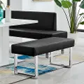 LCAMBEBLBCH Amanda Black Bench