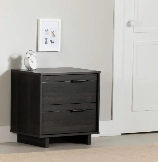 3237060 Flynn Modern Gray Oak Nightstand - South Shore-2