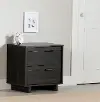 3237060 Flynn Modern Gray Oak Nightstand - South Shore