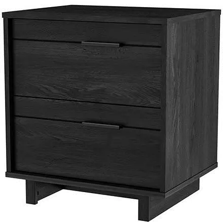 3237060 Flynn Modern Gray Oak Nightstand - South Shore-1