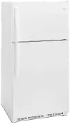 WRT311FZDW Whirlpool 20 cu ft Top Freezer Refrigerator - 33  White