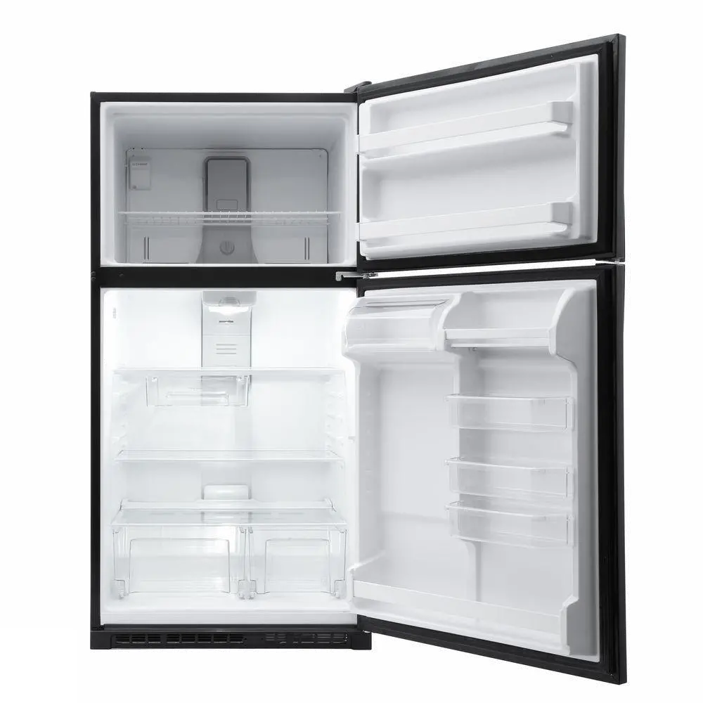 WRT311FZDB Whirlpool 20 cu ft Top Freezer Refrigerator - 33 W Black-2