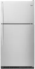 WRT311FZDM Whirlpool 20 cu ft Top Freezer Refrigerator - 33 W Stainless Steel