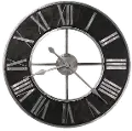 Industrial Style Black & Steel Wall Clock