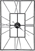 Wrought Iron Wall Clock