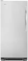 WSZ57L18DM Whirlpool 18 Cu. Ft. Stainless Steel Freezer