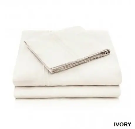 Z by Malouf Bamboo Ivory Cal-King Sheet Set-1