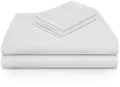 White Rayon from Bamboo Twin Sheet Set