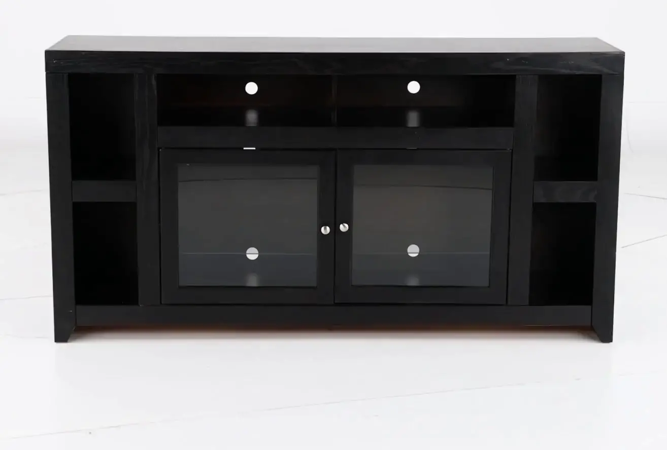 Skyline Black 65 TV Stand-5