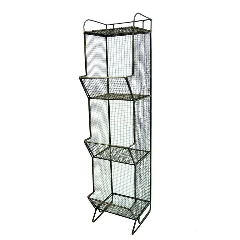 3 Tier Metal Bin Rack-1