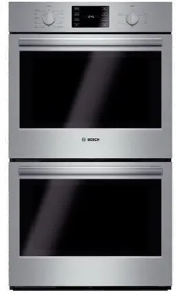 HBL5651UC Bosch 9.2 cu ft Double Wall Oven - Stainless Steel 30 Inch-1