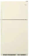 WRT311FZDT Whirlpool 20 cu ft Top Freezer Refrigerator - 33 W Biscuit