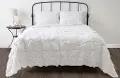 White Twin 2 Piece Set Day Dream Bedding Collection