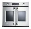 ZET1FHSS Monogram 30 Inch French-Door Smart Single Wall Oven - 5.0 cu. ft. Stainless Steel