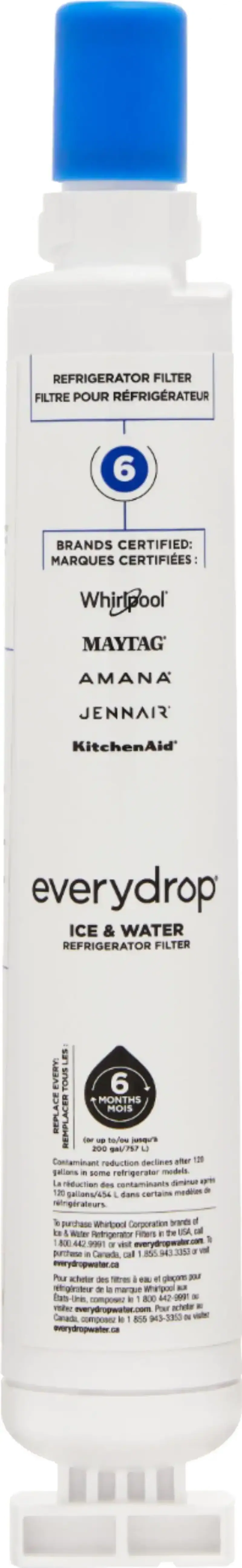 Whirlpool Everydrop Refrigerator Water Filter 6