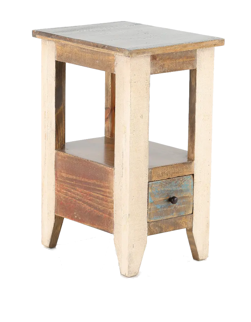 Antique Rustic Side Table