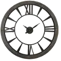 Large 60 Inch Rustic Bronze Wall Clock