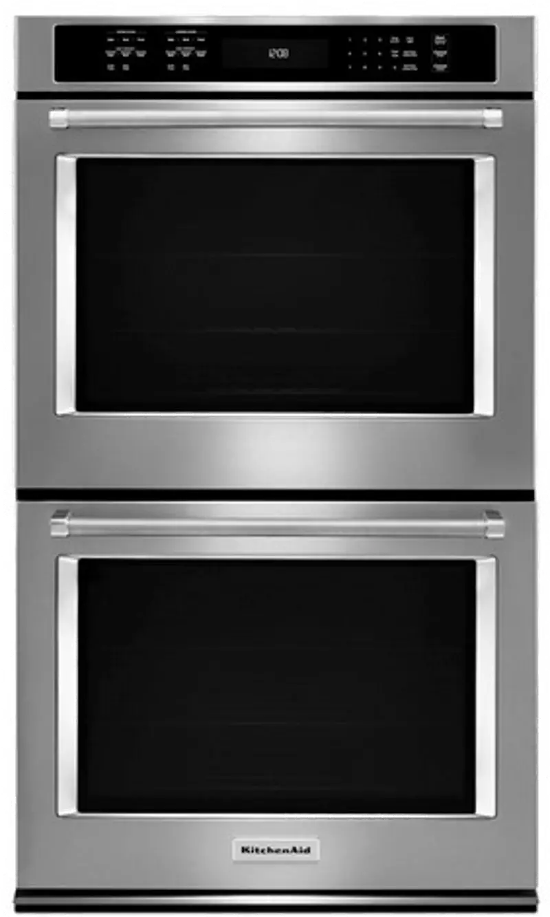 KitchenAid 10 cu ft Double Wall Oven - Stainless Steel 30 Inch