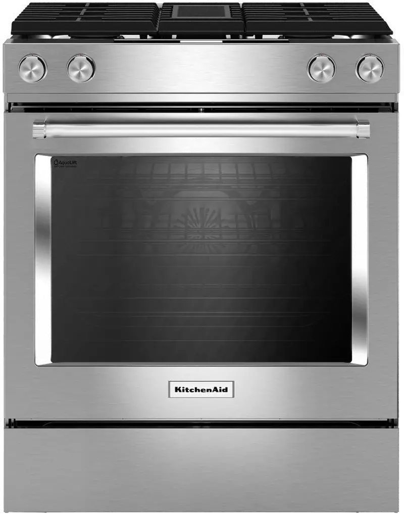 KitchenAid 6.4 cu ft Dual Fuel Range - Stainless Steel