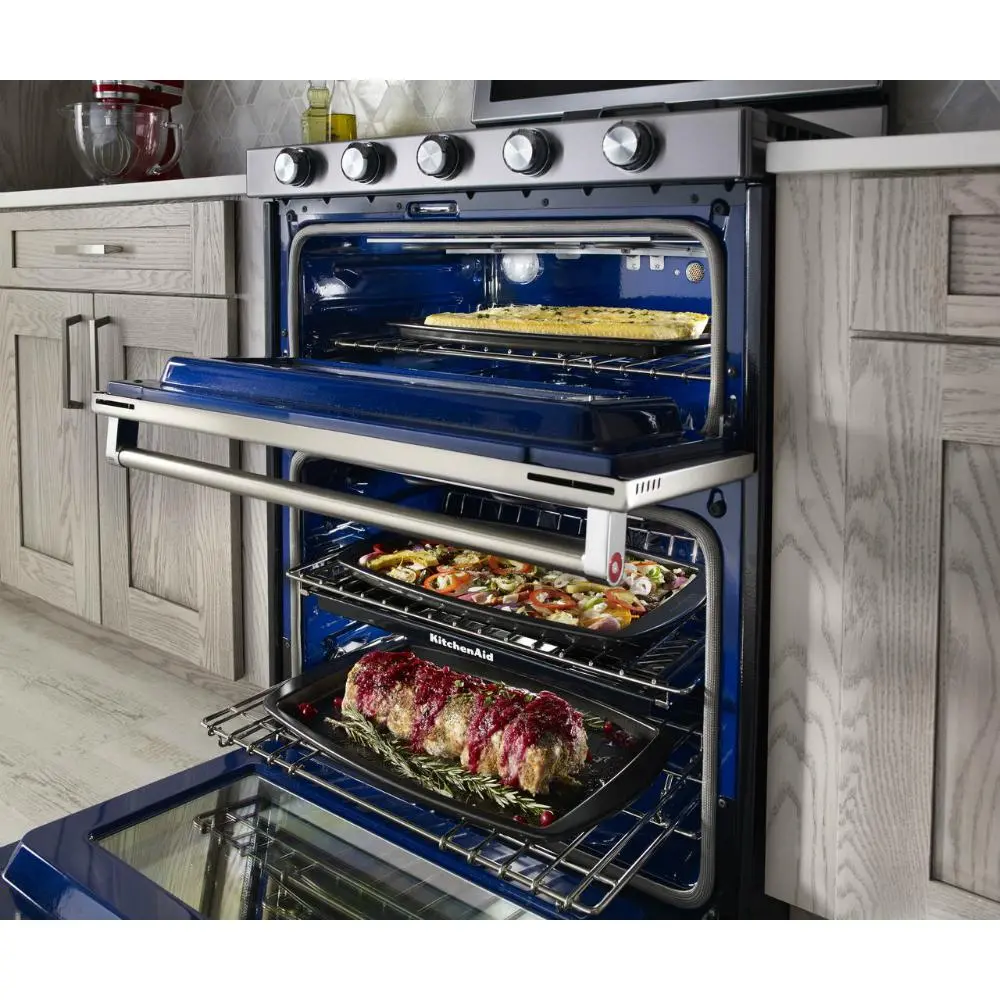 KFGD500ESS KitchenAid 6.0 cu ft Double Oven Gas Range - Stainless Steel-2