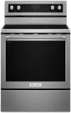 KFEG500ESS KitchenAid Electric Range with Even-Heat True Convection - 6.4 cu. ft. Stainless Steel