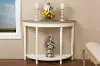 PLM2VM/M-B-CA Traditional French White Accent Table - Vologne