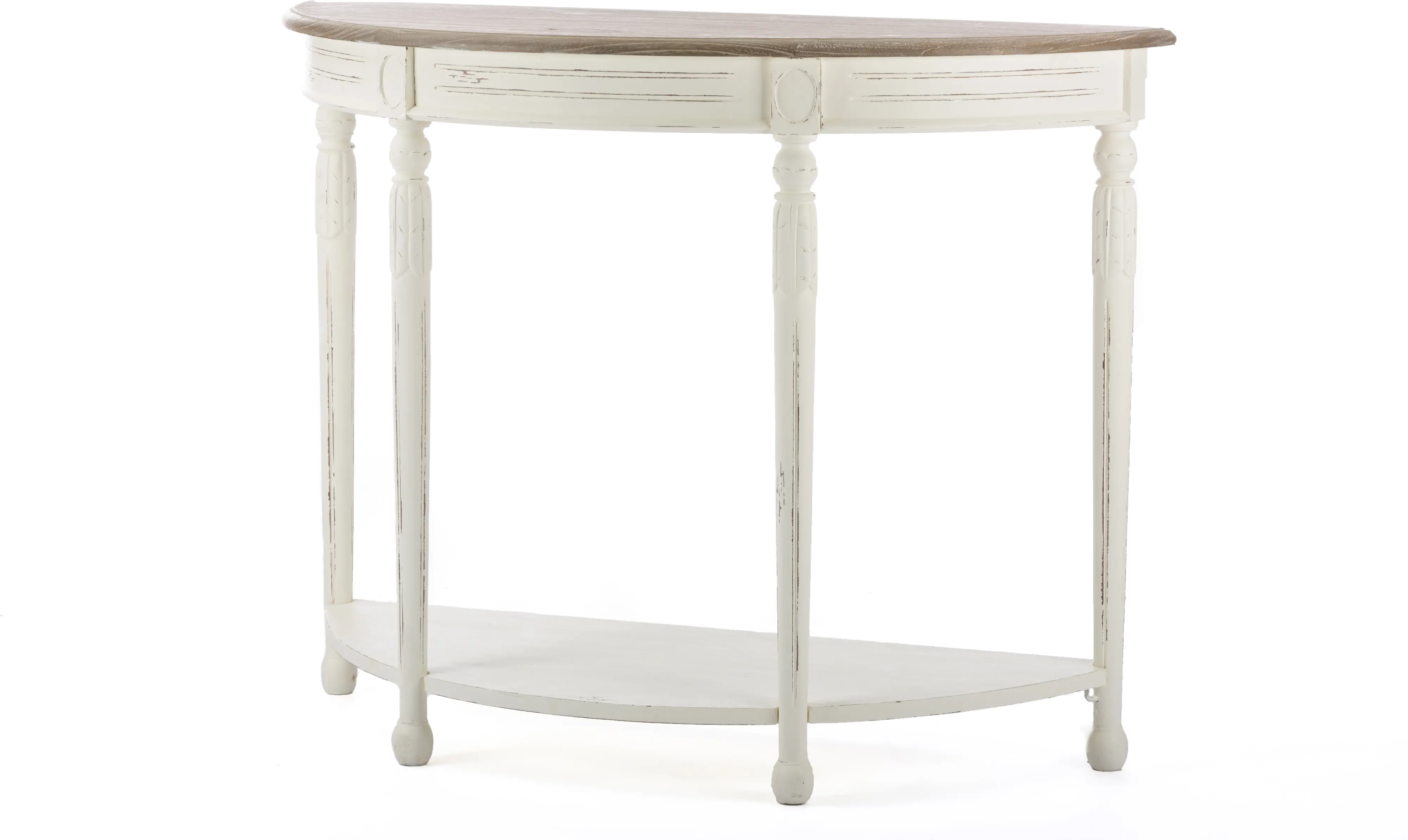 PLM2VM/M-B-CA Traditional French White Accent Table - Vologne-1