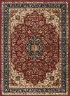 SNS47805x8 5 x 7 Medium Navy Blue and Red Area Rug - Sensation
