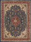 SNS47878x11 Sensation 8 x 11 Large Navy Blue and Red Area Rug