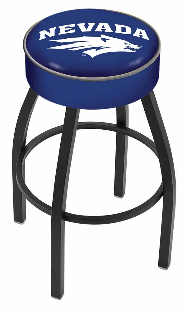 Black Cushion Swivel Counter Height Stool - UNR-1