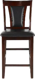 Brent Dark Cherry Counter Height Stool