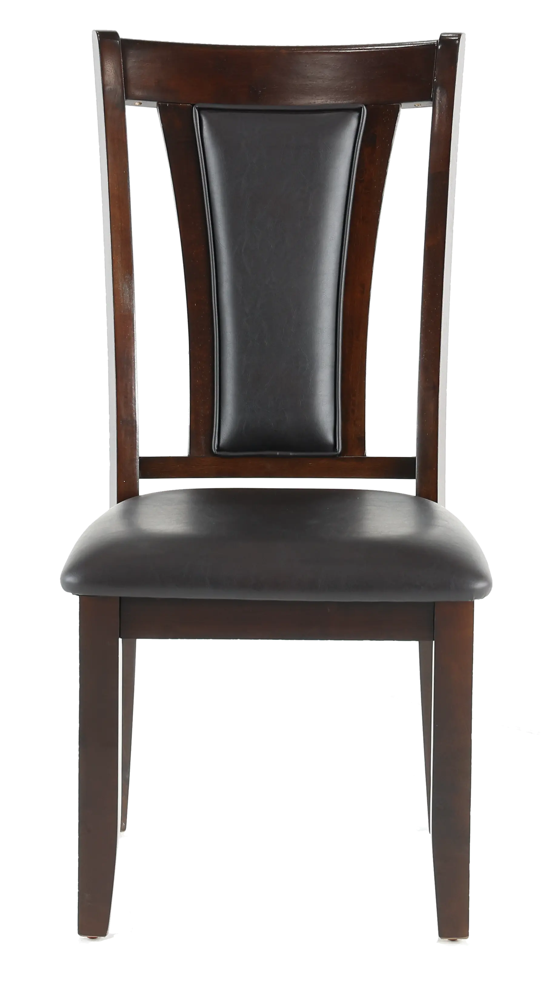 Brent Cherry Brown and Black Dining Chair-4
