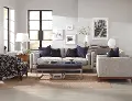 Kelsey Mid Century Modern Stone Gray Sofa
