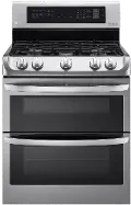 LDG4313ST LG 6.9 cu ft Double Oven Gas Range - Stainless Steel